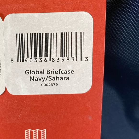 Topo Designs Global Briefcase 14L Backpack Navy Sahara - Picture 7 of 15